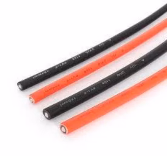TUV Approval Solar Cable 2.5mm 4mm 6mm 10mm Tinned Copper DC Solar PV Cable PV1-F
