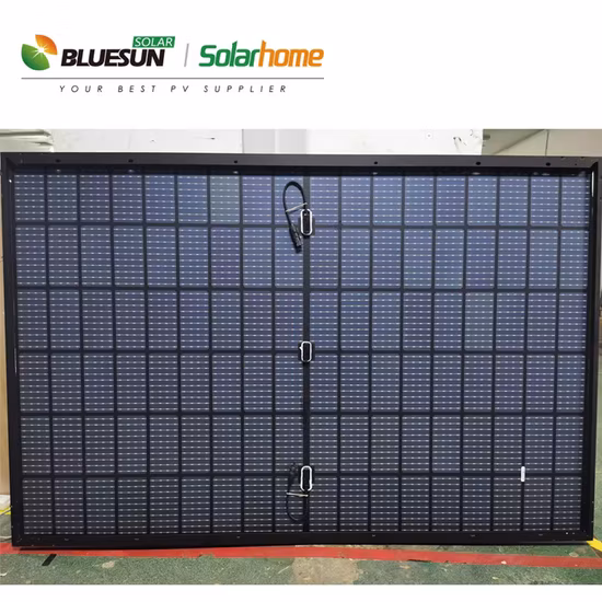 400와트 415W 425W 415와트 태양광 패널 단결정 415W 캘리포니아의 풀 블랙 태양광 패널