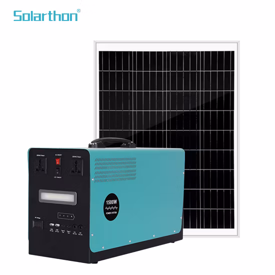 태양 에너지 발전기 태양 전지 패널 키트 휴대용 1500W 그리드 태양 에너지 시스템